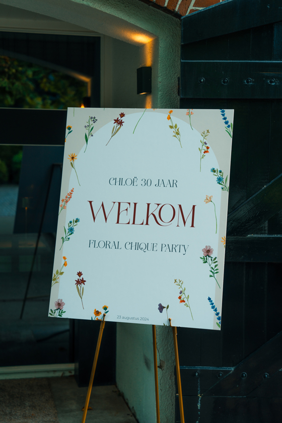 Luxe verjaardagsfeest van Chloe – private event met verfijnde sfeer en high end details