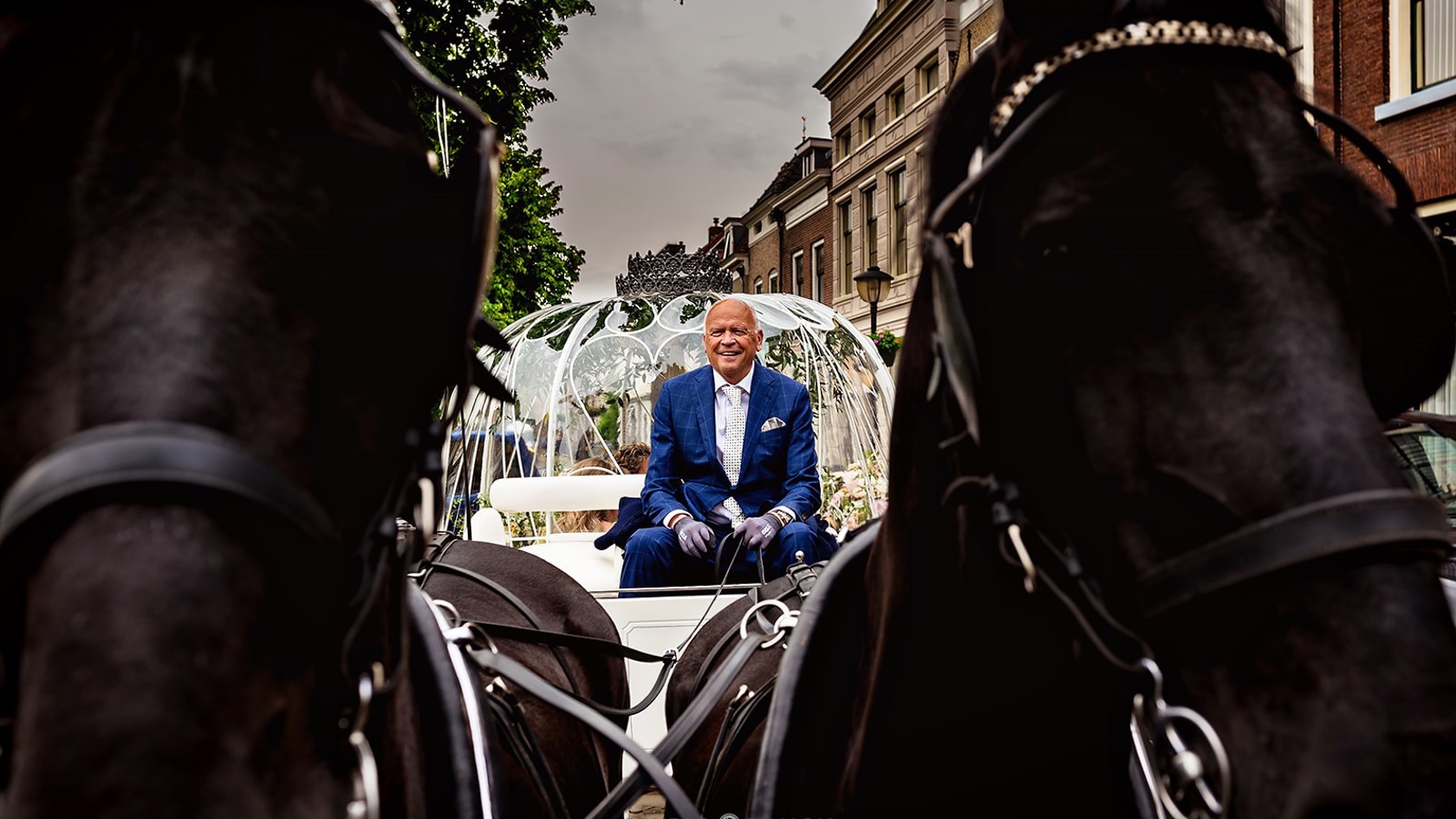 Leonard op paard – betoverend beeld tijdens high end wedding in Nederland