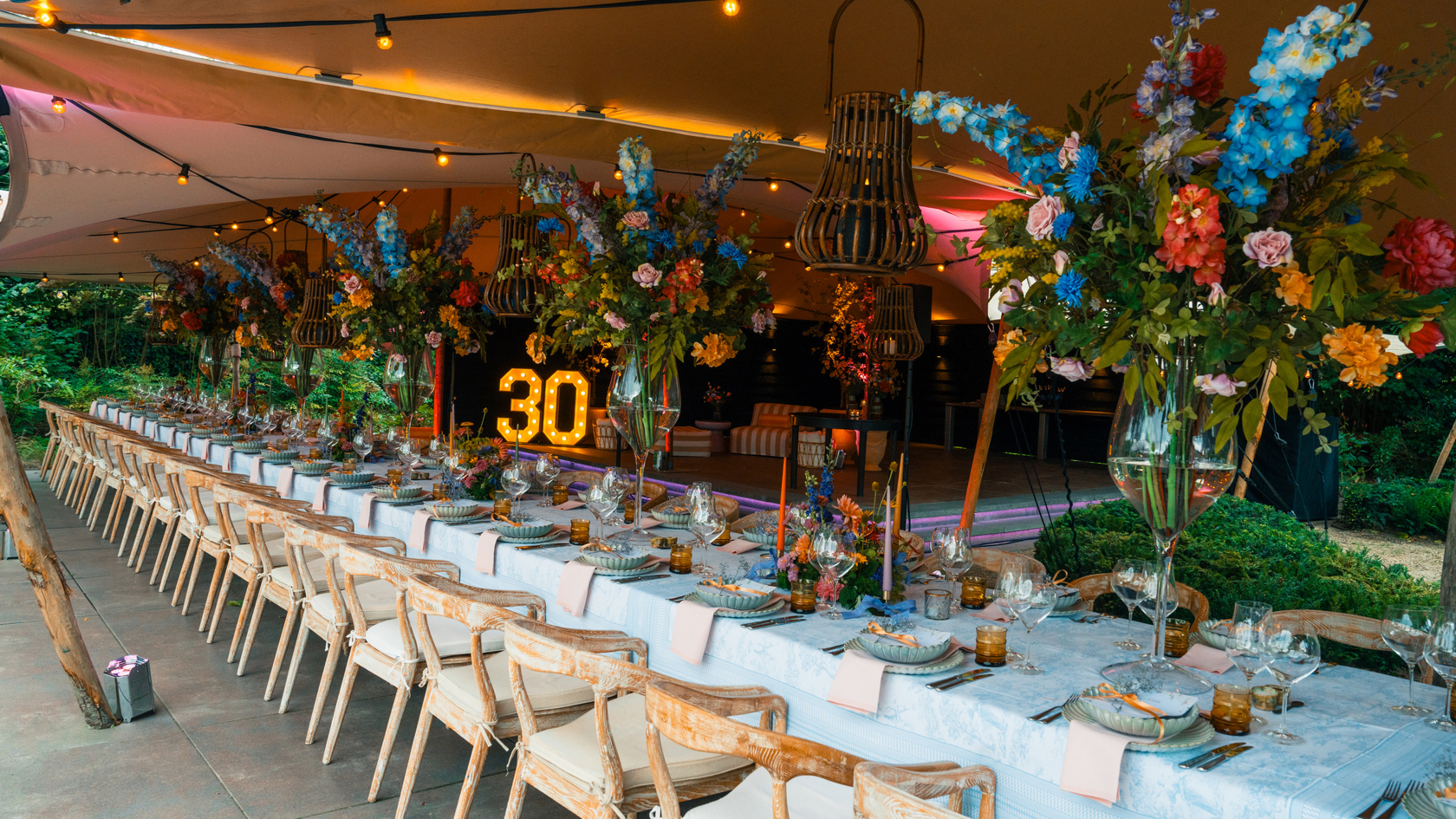 High end verrassingsfeest georganiseerd door eventplanner – luxe sfeer en exclusieve details voor een onvergetelijk moment